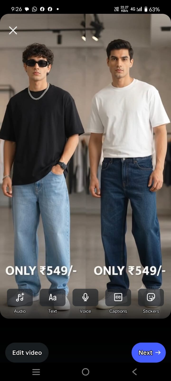 RDX Baggy Fit Denim Jeans photo 2